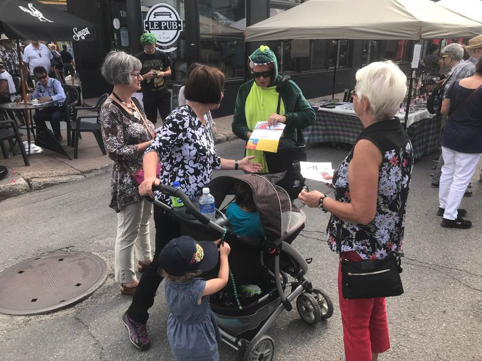 Commando citoyen de diffusion de la campagne Gaz jurassique